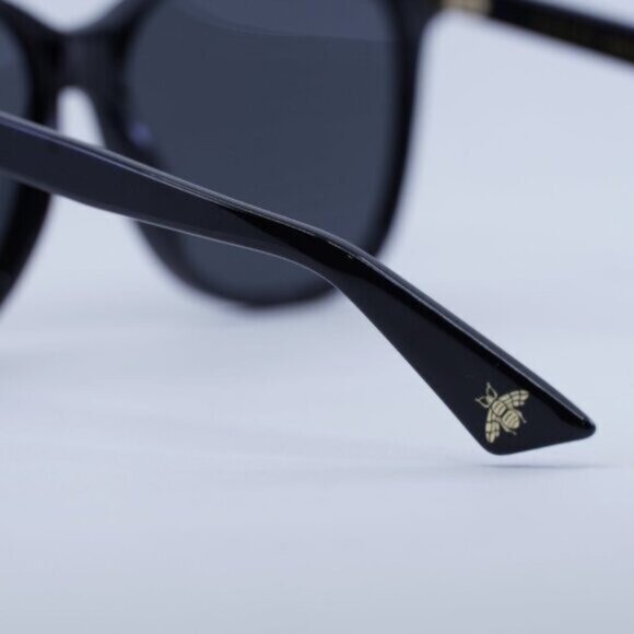 🕶️ New Gucci GG0024S 001 Sunglasses - Black Frame, Grey Lenses - Picture 9 of 12